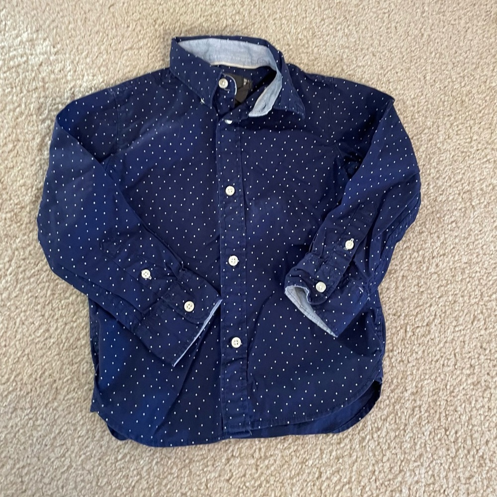 Boys H&M Button Up Shirt Size 3-4Y